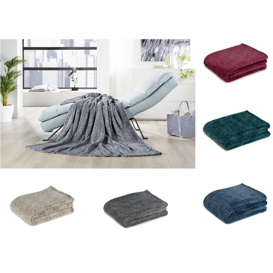 GÖZZE Alaska Wohndecke 150x200cm Sofadecke Kuscheldecke 5 Farben - Bild 1 von 1