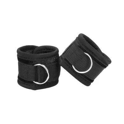 SHOTS Ouch! Velvet Wrist Cuffs With  Straps - Image 1 of 4