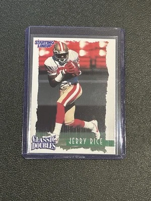 1997  JERRY RICE Starting Lineup CLASSIC DOUBLES Football Card - S.F. 49ERS C3 - Image 1 of 2