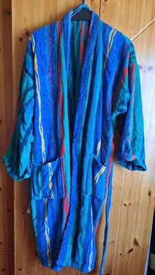 Herren-Bademantel - gestreift - Größe XXL - gebraucht - Bild 1 von 2