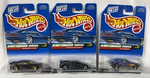 Hot Wheels X-Ray Cruiser Series 1998 incomplete Set 1,2,3 of 4 1:64 Scale NEW - Picture 1 of 5