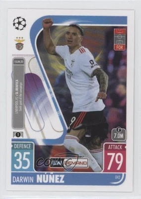 2021-22 Topps Match Attax UCL Fire On Demand Darwin Nunez #042 - Image 1 of 2