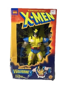 RARE XMEN '97 1995 Marvel Comics Deluxe X-Men Wolverine 10" Toy DAMAGED BOX - Picture 1 of 8