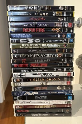 DVD’s Bulk Bundle Of 23 Movies - Like New Most Never Played Before All Discs! - image 1 of 4
