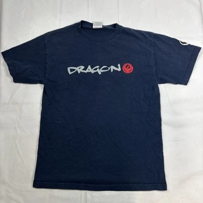 Camiseta Dragon Alliance Para Hombre Mediana Negra Patín De Colección Y2K Punk Manga Corta Foto 1 de 4