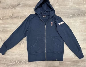 American Giant Full Zip Hoodie Mens Size L Dark Blue Heavyweight USA - Picture 1 of 6