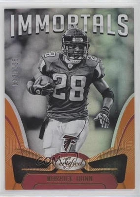 2018 Certified Immortals Mirror Orange /225 Warrick Dunn #111 - Image 1 of 2