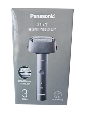 Panasonic Electric Razor ES-RM3B-K, 3 Blade Rechargable Shaver - Image 1 of 4