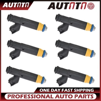 OEM Siemens Set of 6 Fuel Injectors For 2001-2002-2003 Ford F-150 4.2L V6 - Image 1 of 4