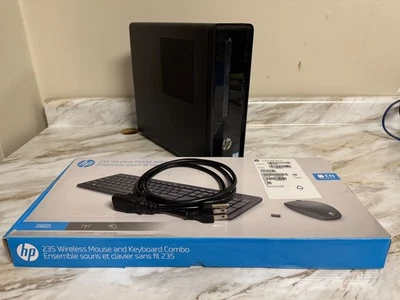 HP Desktop PC SFF i3-8100 16GB RAM 512GB SSD Win11 Wireless Keyboard Mouse - Image 1 of 4