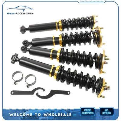 For 2006-2013 IS250 IS350 RWD Adj Height Coilovers Shocks Absorber Springs Kits - Изображение 1 из 4