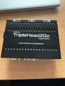 MATROX DualHead2Go Digital Edition External Multi-Display Adapter VGA to DVI - Picture 1 of 4