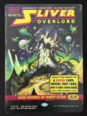 1x MTG Sliver Overlord (Showcase) - Special Guests (SPG) (EOE) #128 - Magic - Image 1 of 2