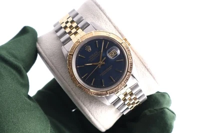 Rolex Datejust Turnograph 36mm Bimetal 16253 Steel Jubilee Rare Men's Watch - Image 1 of 4