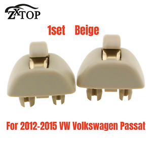 2Pcs Sun Visor Hook Clip  For 2012-15 VW Volkswagen Passat 6R0857561Y20