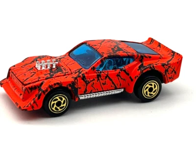 Matchbox MB11 Naranja Neón Crackle IMSA Mustang Capucha de Apertura Como Nueva en Caja de PVC Foto 1 de 4