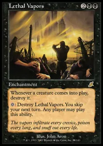 Lethal Vapors X (4) Scourge MTG -VG/EX - 4RCards - Picture 1 of 1