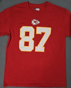 travis kelce shirt Large Herren Kurzarm Kansas City Cheifs Rot NFL Apparal 87 - Bild 1 von 11