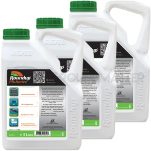 Roundup Proactive 360 3 x 5 Litre Glyphosate Professional Garden Weedkiller - Picture 1 of 1
