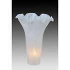 Meyda Lighting 4.5'W X 6'H White Pond Lily Shade - 10171