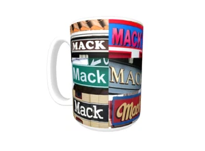 Taza/taza de café MACK con el nombre en fotos reales de letreros - Imagen 1 de 3