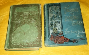 1895 Lewis Carroll Alice's in Wonderland & Through The Looking Glass books - Picture 1 of 22