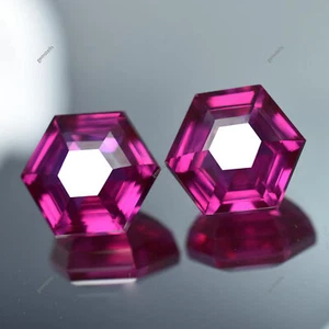 Piedra preciosa 16,55 quilates certificada de la mejor calidad, zafiro rosa natural facetado fantasía - Imagen 1 de 13