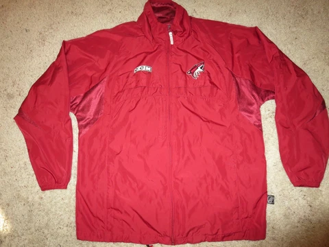 Arizona Coyotes NHL Hockey CCM Yotes Red Jacket M Medium med mens Cover