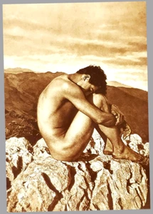 Gay Male Art Male Model Gay Beefcake Photo Muscular Handsome Nude Gay Interest - Picture 1 of 1