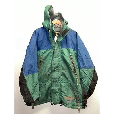 Vintage 90s Descente Technogear Ski Green Jacket Outerwear VTG 1990s 2 - Image 1 of 4