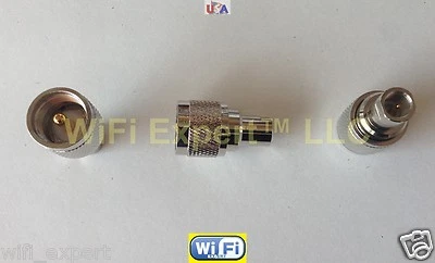Adapter UHF PL259 male TYPE plug to FME male Jack RF Connector Converter USA - Image 1 of 4