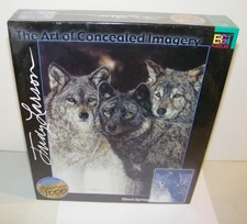 New Bgi" Silent Spring " Wolves Concealed Imagery 1000 Pc. Jigsaw Puzzle Sealed