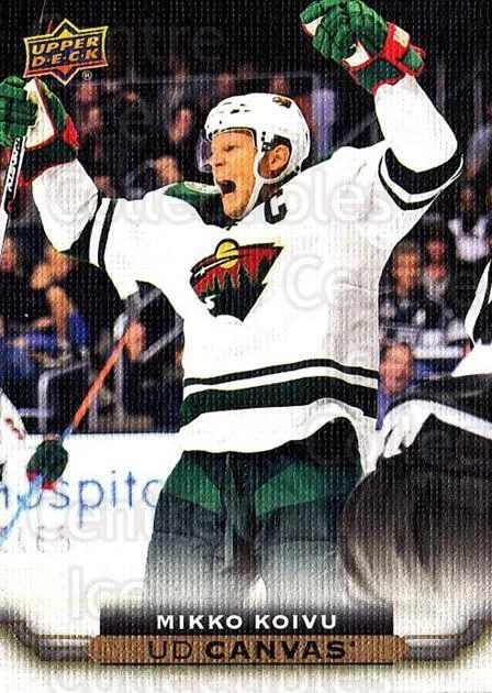 2015-16 Upper Deck Canvas #164 Mikko Koivu - Image 1 of 1