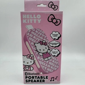 New Hello Kitty Bluetooth Portable Rechargeable Speaker Iox4 Water Resist Samrio - Picture 1 of 4