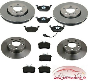 VW Golf 5 V Bremsen Set VORNE HINTEN Scheiben + Beläge *