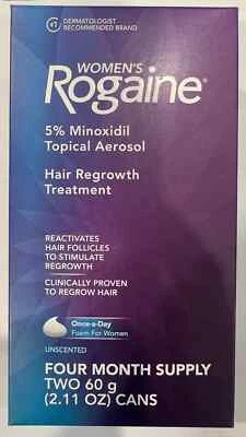 Rogaine Women Foam Hair Loss & Regrowth 5% Minoxidil 2-8 months - Image 1 of 4
