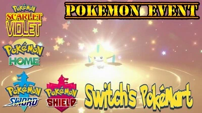 POKÉMON ✨Pokemon Film Fest Jirachi Event Untouched💚Scarlet Violet Sword Shield Home✨