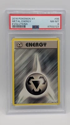 2016 Pokemon XY Evolutions Metal Energy 98/108 PSA 8! - Image 1 of 2