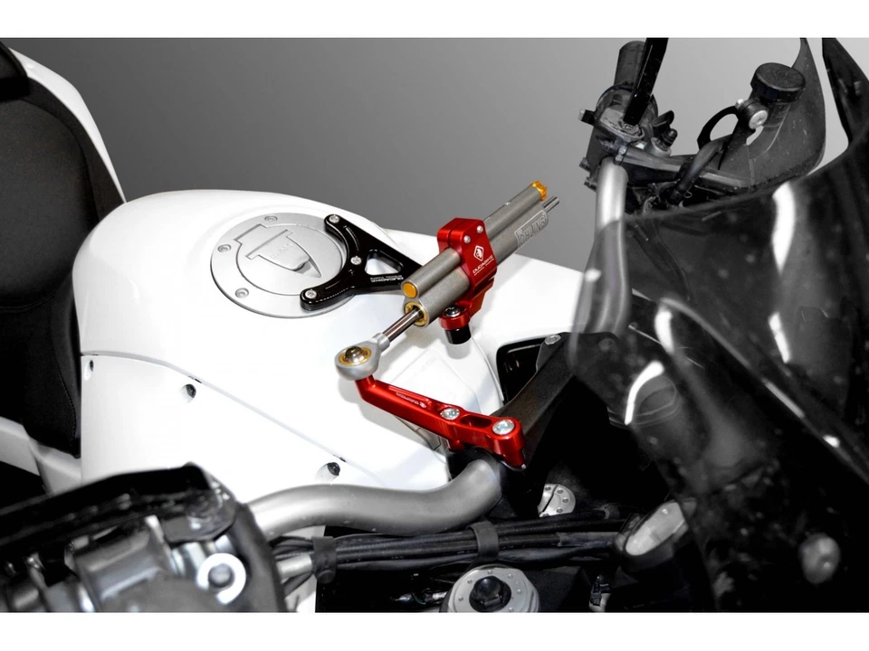 Kit Amortiguador Dirección Ducabike Ducati Multistrada 1200 Ohlins 2010-14 - Negro-Rojo Foto 1 de 1