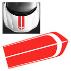 Rot Rally Racing Sports Stripes Hood Roof Trunk Decal Sticker Wrap Decor Paar r