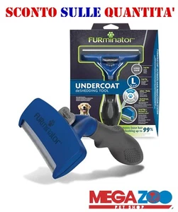 FURMINATOR SPAZZOLA PER LA RIMOZIONE DEL SOTTOPELO PER CANI TG L A PELO LUNGO - Foto 1 di 1