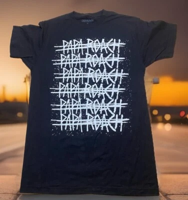 Papa Roach Metal NEW T-Shirt Skull Band Group Medium Concert - Image 1 of 4