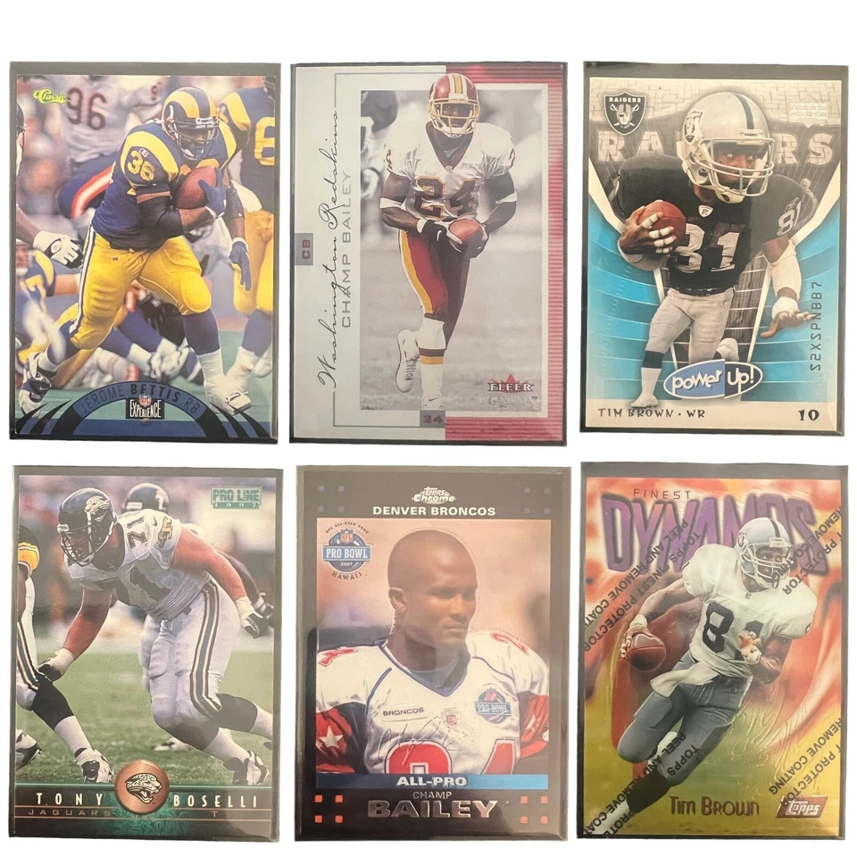NFL HALL OF FAME FOOTBALL CARDS - PICK A CARD (B) - Image 1 of 1