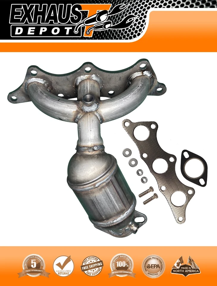 Convertidor catalítico colector para Mitsubishi Endeavor 3,8 L 2004-2011 delantero Foto 1 de 4