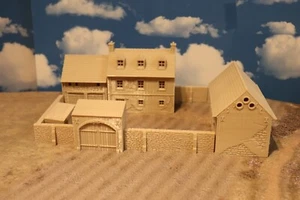 Normandia French Farmstead 1/72 seconda guerra mondiale piano da tavolo Wargaming terreno edificabile - Foto 1 di 11