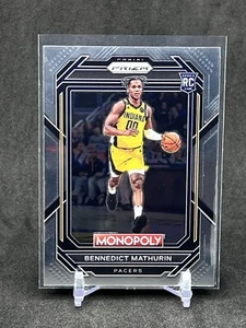 Panini Prizm Monopoly Bennedict Mathurin Rookie #36 Indiana Pacers RC 2023 - Imagen 1 de 2