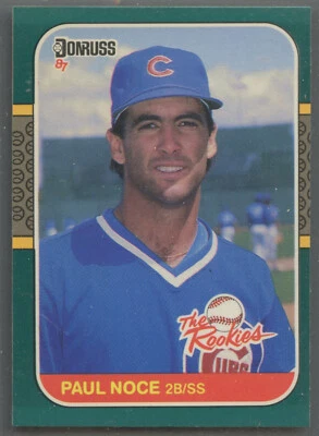 1987 Donruss The Rookies #51 Paul Noce Chicago Cubs - Image 1 of 2