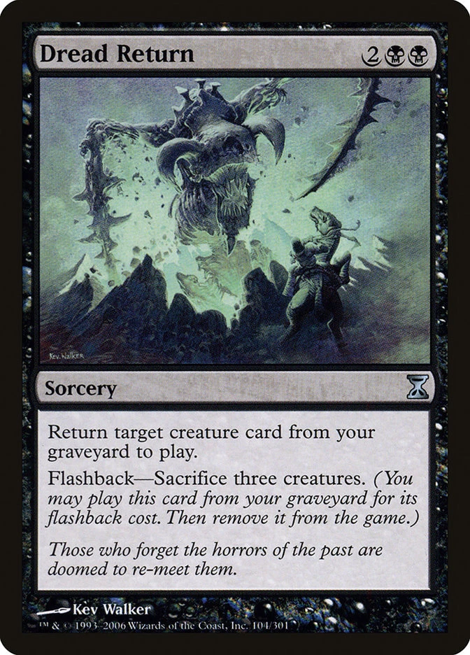 MTG Magic the Gathering Dread Return (104/301) Time Spiral LP - Image 1 of 1