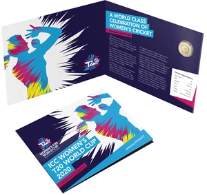 2020 ICC Women's T20 World Cup Cricket $2 Coin RAM Card - Imagen 1 de 3
