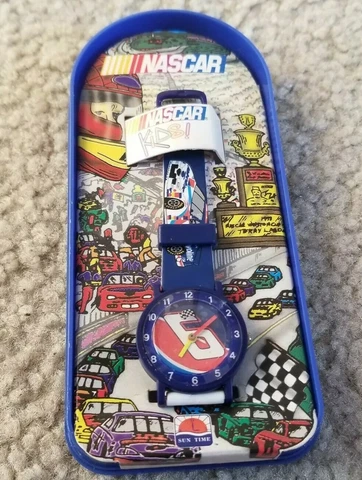 Nascar Kids Mark Martin Watch #6 Funimals In Case Collectible Sports Racing Cover